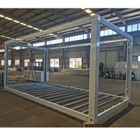 Assemblage modulaire portable pour cadre de conteneur de kit de maison préfabriquée de caserne