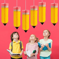 Décoration suspendue en nid d'abeille pour la rentrée scolaire, pendentif de plafond pour la première journée d'école, décoration de fête