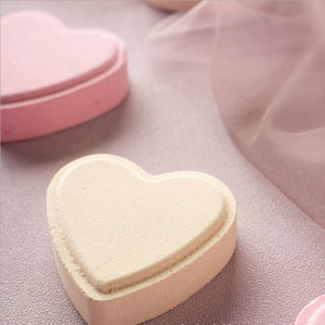 Barre d'emballage en forme de cœur pour enfants, 50 pièces, en or <span class=keywords><strong>rose</strong></span>, pédicure, balles de bain, personnalisé - Product Image 3