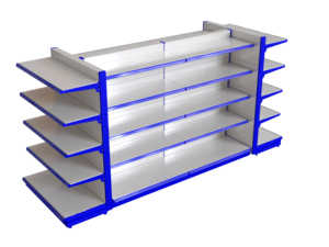 ชั้นวางสินค้าซูเปอร์มาร์เก็ตลายไม้สุดฮิต โครงเหล็กแบบไฮบริด สำหรับร้านขายอาหารออร์แกนิกและร้านขายผลิตภัณฑ์จากธรรมชาติ - Product Image 5