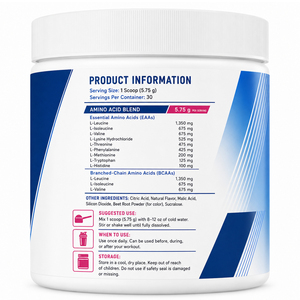 Complexe B hydrosoluble de qualité supérieure, acides aminés EAA, 80% de complément complet pour l'entraînement, stimulant énergétique, certifié Halal, personnalisable, 300g, sous forme de gommes - Product Image 6