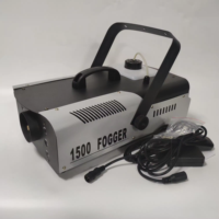 Machine à fumée de scène intelligente à LED, température constante, 1500W, éclairage LED pour mariage, bar, ambiance, accessoire, machine à brouillard d'eau, machine à glace sèche