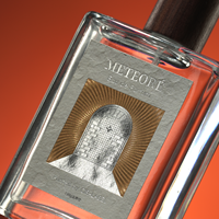 Étiquette de flacon de parfum personnalisée de luxe avec gaufrage à chaud