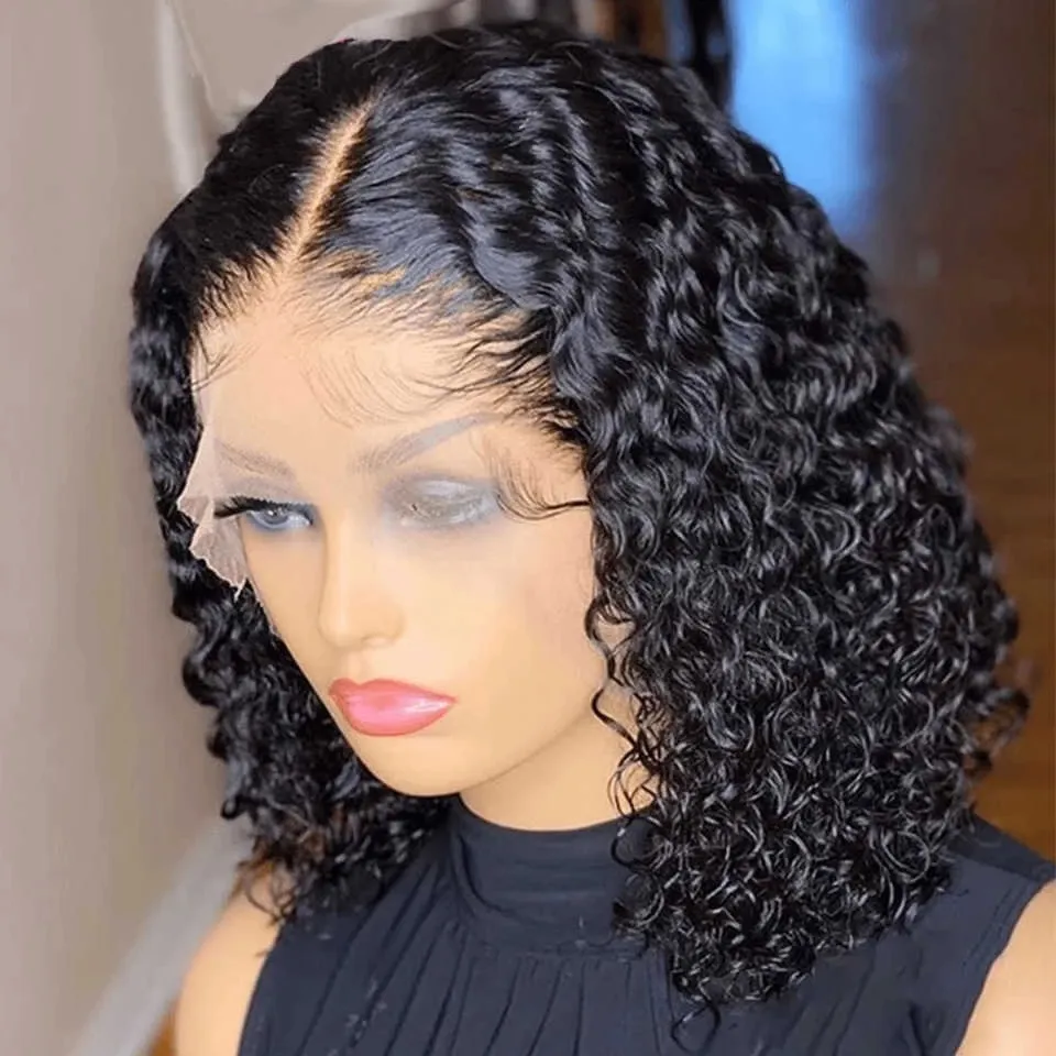 short curly half wigs