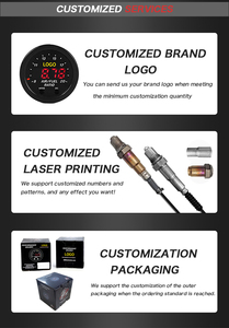 Em breve Toda UGEO Air Fuel Ratio Gauge 52 mm (2-1/16 '') Kit Controlador AFR/<span class=keywords><strong>Lambda</strong></span> com LSU 30-0300 X-Series para AEM X-Series - Product Image 6