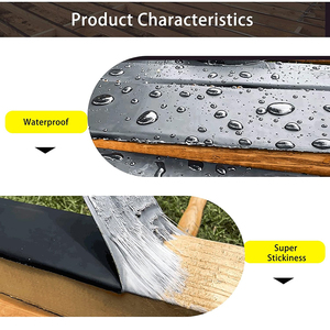 <span class=keywords><strong>Bande</strong></span> d'étanchéité en butyl pour poutres de terrasse, résistante, pour l'étanchéité des terrasses en bois extérieures - Product Image 2