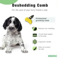 Qualité supérieure Elite Grooming Deshed Brush Brosse autonettoyante Deshedding Brush Anti-Hair Damage Deshed Brush