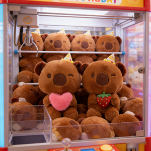 DISPONIBILE - Peluche Orsetto Cartone Animato Kawaii da 25 cm - Giocattoli per Bambini in Offerta Speciale - Animali di Peluche da 8 Pollici per Macchine Acchiappapeluche - Product Image 1