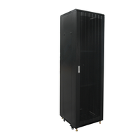 Armoire réseau en acier laminé à froid SPCC, coffre de serveur 42u avec porte maille, nouveau design 2020