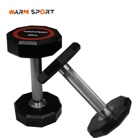 Haltères fixes de qualité supérieure avec anneau rouge, 5-150 lb, pour grossistes de matériel de gym, ISO9001 BSCI OEM/ODM