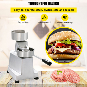 Machine professionnelle de formage de hamburgers pour les écoles, les universités, livraison rapide, respect des délais, applicable aux fermes, aux industries de vente au détail - Product Image 3
