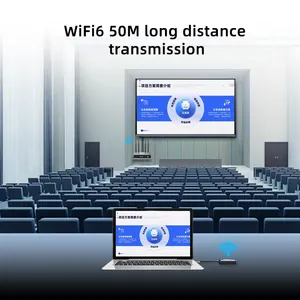 Speakerphone tampilan ruang konferensi nirkabel, sistem kolaborasi nirkabel dengan BYOM