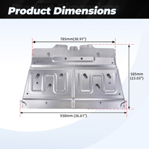 Protection anti-éclaboussures en acier au manganèse ML3Z-7222-D pour moteurs à essence Ford F150 2015-2020, pièce de rechange - Product Image 3