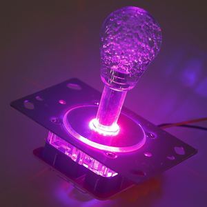 Joystick Metálico Integrado de Colores con Bola de Cristal para Máquinas de Juegos Arcade, Accesorios con Clip para Muñecas, Juegos Operados con Monedas - Product Image 5