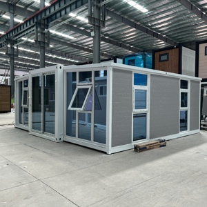 Maison conteneur modulaire extensible personnalisable, structure en acier préfabriquée, <span class=keywords><strong>villa</strong></span> à faible coût pour le marché américain - Product Image 1