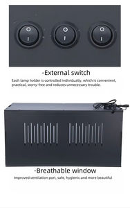 PVC-Inkubator mit konstanter Temperatur für Reptilien und Amphibien für Eidechsen Schildkröten Spinnen Schlangen Igel & Geckos Pet Box - Product Image 4