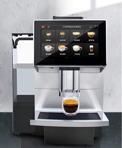 Machine à café expresso et cappuccino commerciale entièrement automatique, intelligente, programmable, avec grand écran tactile et fonction autonettoyante pour - Product Image 3
