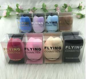 Juego de Esponjas de Maquillaje de Microfibra de Terciopelo Sin Látex - Borlas de Polvo Coloridas Lavables Vegetarianas - Product Image 3