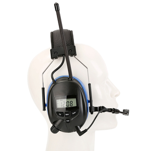 Ansi CE en352 Tiếng Ồn Giảm earmuff đầu vào FM Đài phát thanh BT 5.3 Thông tin liên lạc an toàn tai nghe - Product Image 3