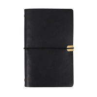 Carnet de voyage vierge en cuir PU avec logo en relief, format A5/A6, personnalisable, pour sublimation DIY, vente en gros, idéal comme cadeau