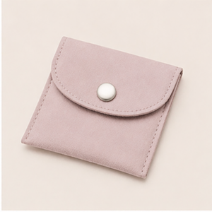 PU Leather <b>Envelope</b> Jewelry Bag with Secure Closure for Small <b>Gift</b> Packaging - Product Image 2