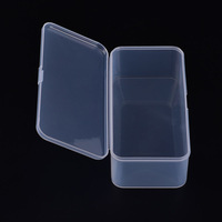 Boîte de rangement rectangulaire en plastique PP, vente en gros d'usine, petite boîte en plastique pour vis de quincaillerie, composants électroniques, emballage