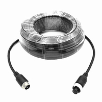 Système de surveillance de sécurité DVR de caméra de voiture AHD 4 canaux 7 pouces pour bus, camion de pompiers, remorque, conteneur, tracteur, bulldozer