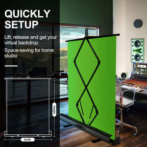 HEYU 150x200cm <span class=keywords><strong>Sfondo</strong></span> Portatile Pieghevole Chromakey Pannello Fotografico Studio Video Green Screen <span class=keywords><strong>Sfondo</strong></span> Ripiegabile - Product Image 2
