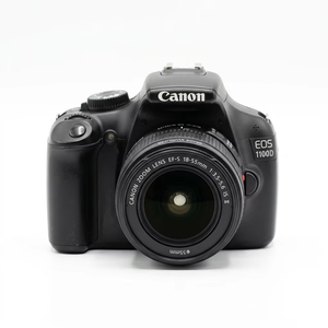 Appareil photo reflex numérique Canon EOS 1100D d'origine, Rebel T3 Kiss X50 avec objectif 18-55 mm, kit reconditionné, appareil photo numérique professionnel, 99 % neuf - Product Image 1