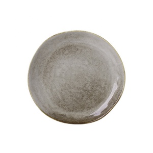 Assiettes <span class=keywords><strong>en</strong></span> céramique de forme irrégulière <span class=keywords><strong>en</strong></span> <span class=keywords><strong>gros</strong></span>, assiettes vintage pour restaurant, assiettes <span class=keywords><strong>en</strong></span> céramique colorées de qualité, assiettes <span class=keywords><strong>en</strong></span> céramique noires pour hôtel - Product Image 5