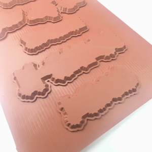 مصنع مخصص عالية مقاومة للحرارة غير الصمغ سيليكون العفن ختم الساخنة كلمة وصورة نحت نقل الحرارة - Product Image 1