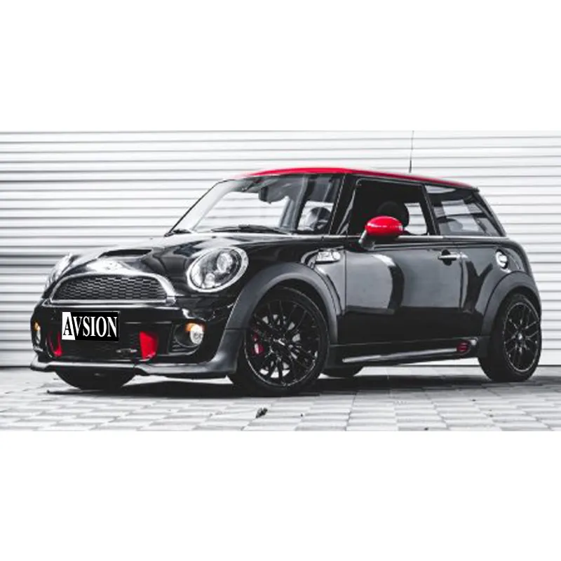 Система автозапчастей для MINI Cooper R56 2007-2013, обновление до кузова в стиле JCW, включает в себя передний и задний бампер в сборе