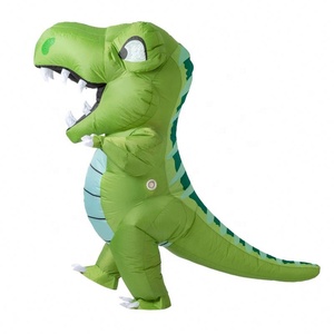Costume gonflable pour adulte, drôle, <span class=keywords><strong>grand</strong></span> dinosaure vert T-<span class=keywords><strong>Rex</strong></span>, cosplay, combinaison intégrale, Halloween, fête de carnaval - Product Image 5