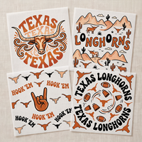 Badges thermocollants à bas parfum, sûrs, en PET, à toucher doux, pour vêtements d'enfants, avec motifs de dessins animés