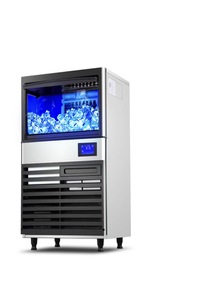Machine à glaçons commerciale haute capacité en cubes, refroidissement par air, machine à glaçons commerciale avec <span class=keywords><strong>bouteille</strong></span> d'eau - Product Image 4