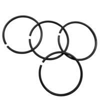 GB895 Hole Black Bearing Stop Ring Shaft with Steel Wire Outside Card Type C Circlip Retaining Rings