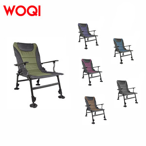 Silla de Pesca Plegable Woqi, Color Morado, Poliéster 600D, Portátil, para Jardín, Parque, Modelo HBA 1013 - Product Image 2
