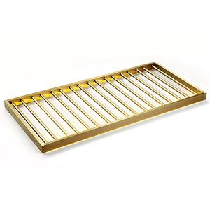 Custom Made Modern Wooden & Glass Wine Rack Modular Storage Display Shelf <b>for</b> <b>Home</b> Furniture Horizontal or Angled Placement - Product Image 1