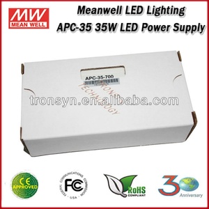 Alimentation LED Meanwell APC-35-700 35W 700mA à courant constant pour éclairage LED avec options de tension d'entrée 220V et 110V - Product Image 4