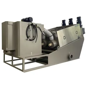 Screw Press Sludge Dewatering Machine and Sludge Thickener Mechanism