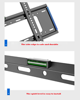 Soporte de pared fijo para TV de 32-85 "| Soporte de acero para monitor 4K LCD/LED | Compatible con VESA 200x200-600x400