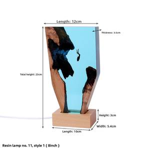 Ocean <span class=keywords><strong>Cave</strong></span> Diver Art Déco Bois Massif Résine Veilleuse Ornement De Bureau Creative Anniversaire Cadeau D'anniversaire - Product Image 6