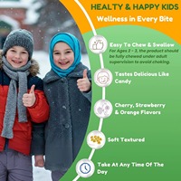 Dagelijkse Wellness Kinder Multivitamine Gummies - Natuurlijke Dagelijkse Voedingsondersteuning OEM Private Label 60 Gummies