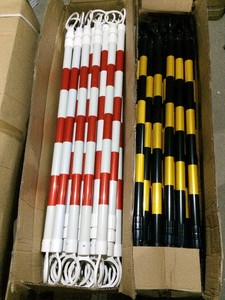 Length200cm PVC <span class=keywords><strong>extensible</strong></span> barre de cône de trafic <span class=keywords><strong>barrière</strong></span> de chantier - Product Image 4