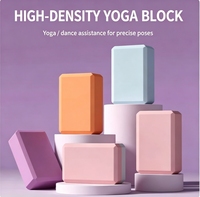 Blocs de yoga haute densité en mousse, briques d'exercice, équipement de Pilates, accessoires de danse et de fitness