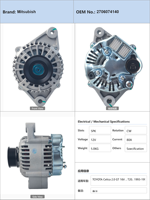 Alternateur de voiture TOY OTA Celica 2.0 GT 16V T20 1993-1999 TOY OTA Celica 2.0 Turbo GT T18 1989-1991 2706074140