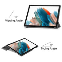 Étui pour Samsung Galaxy Tab A9 Plus A11 Plus 11 pouces, support pliable intelligent, housse de tablette en cuir PU, SM-X210 X216 X230 X236