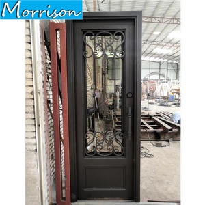 Luxe <span class=keywords><strong>de</strong></span> haute sécurité extérieur double <span class=keywords><strong>porte</strong></span> fer personnalisé fer gril conceptions <span class=keywords><strong>de</strong></span> <span class=keywords><strong>porte</strong></span> <span class=keywords><strong>d</strong></span>'<span class=keywords><strong>entrée</strong></span> principale - Product Image 5