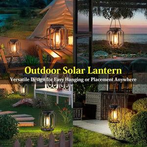 Lanterna <span class=keywords><strong>Solare</strong></span> <span class=keywords><strong>da</strong></span> Esterno con Gancio, Luce <span class=keywords><strong>Solare</strong></span> Sospesa Impermeabile Bianco Caldo per <span class=keywords><strong>Giardino</strong></span>, Cortile e Portico - Product Image 5