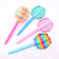 Stylo à bille créatif et drôle Jouet Lollipop Flake Rotatif Arbre de Noël Cadeau publicitaire Stylo 1.0mm Largeur d'écriture Plastique durable
